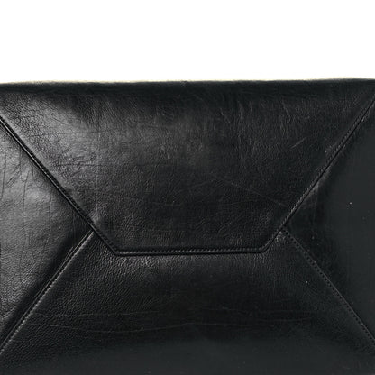 Celine Calfskin Large Clasp Cabas Black 9 of 19