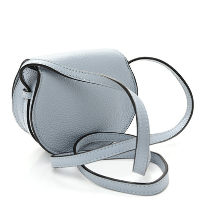 Chloe Calfskin Nano Marcie Saddle Bag Shady Blue 3 of 9