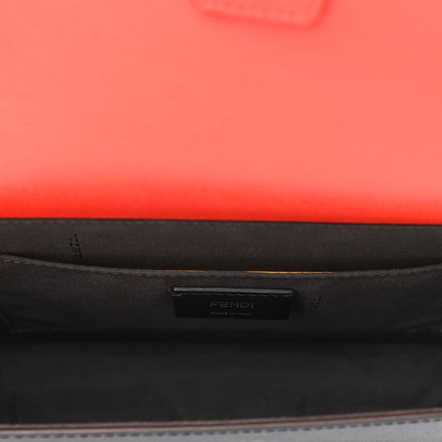 Fendi Vitello Elite Flamingo Colorblock Demi Jour Shoulder Bag Papavero Multicolor Asfalto 5 of 15