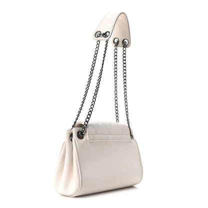 Chanel Caviar Quilted Mini Accordion Flap White 3 of 10