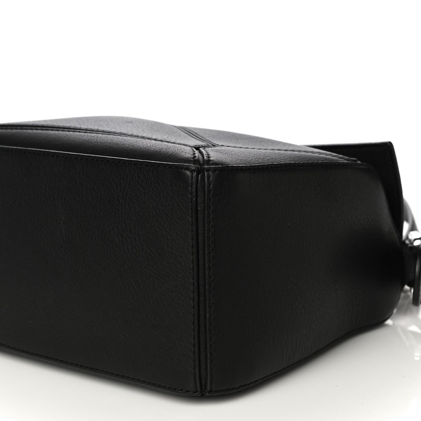 Calfskin Small Puzzle Bag Black