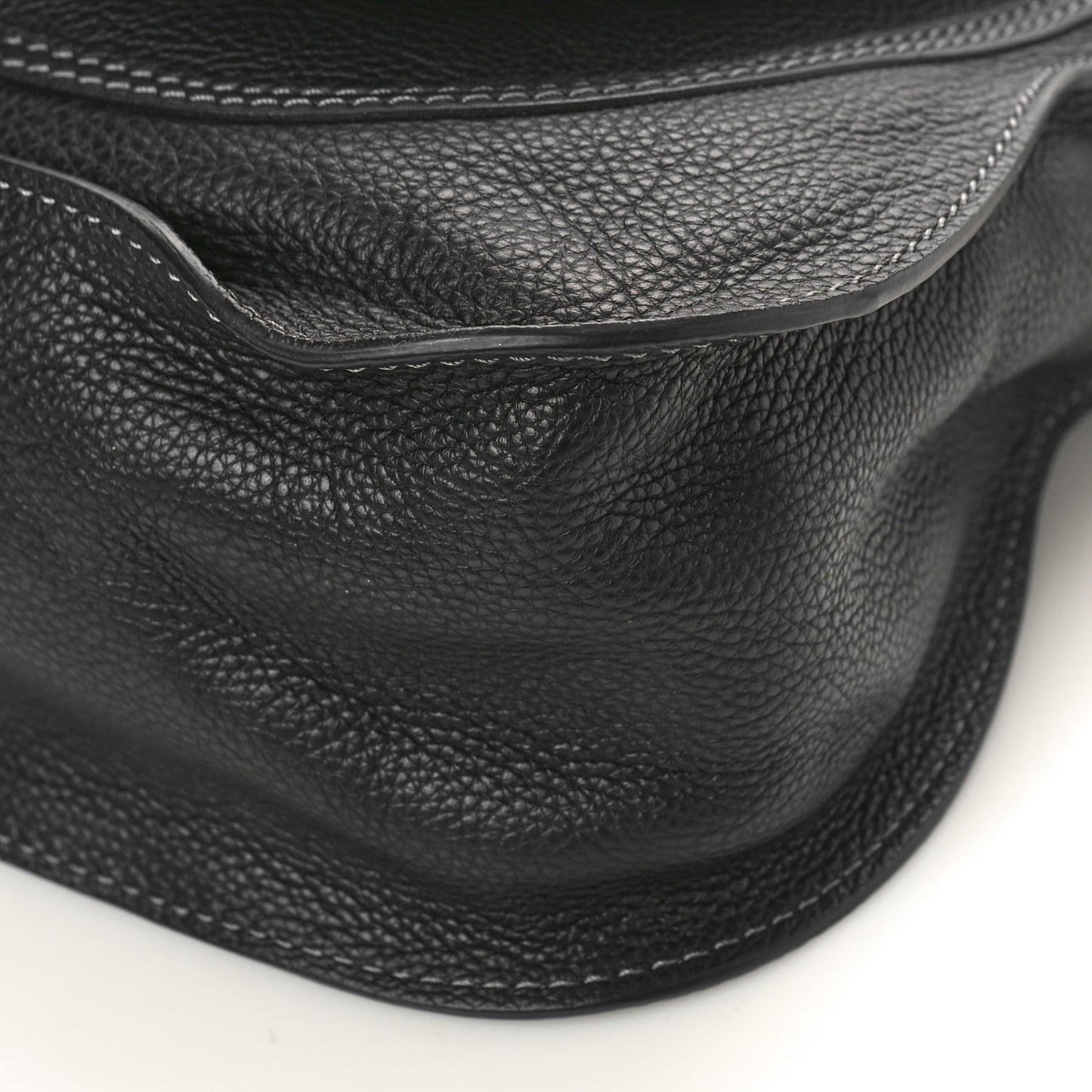 Calfskin Medium Marcie Satchel Black