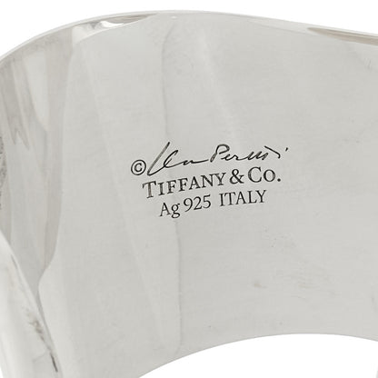 Tiffany Sterling Silver Small Elsa Peretti Right Wrist Bone Cuff Bracelet 3 of 4