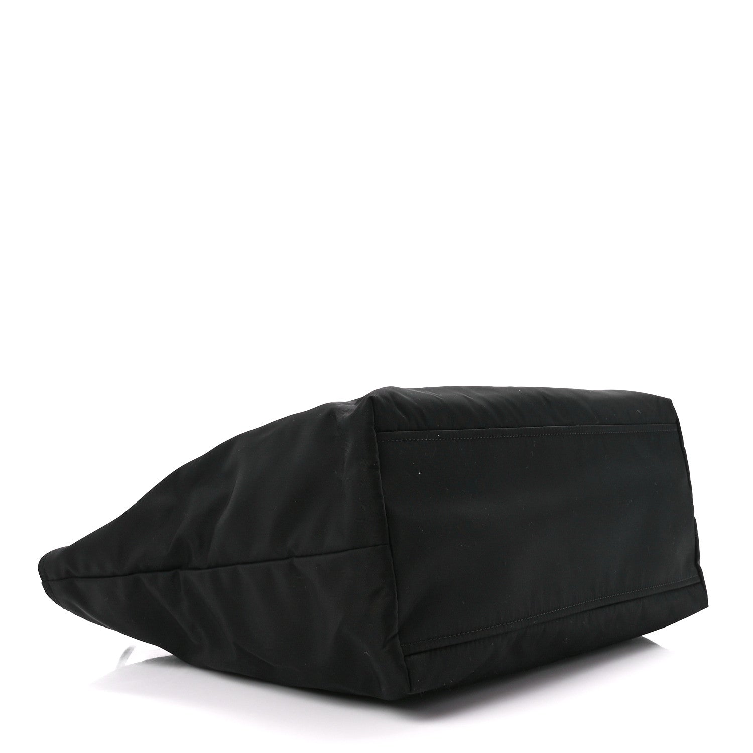 Prada Tessuto Nylon Saffiano Tote Black 4 of 11