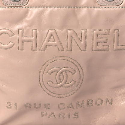 Chanel Glazed Calfskin Mini Deauville Tote Light Pink 7 of 9