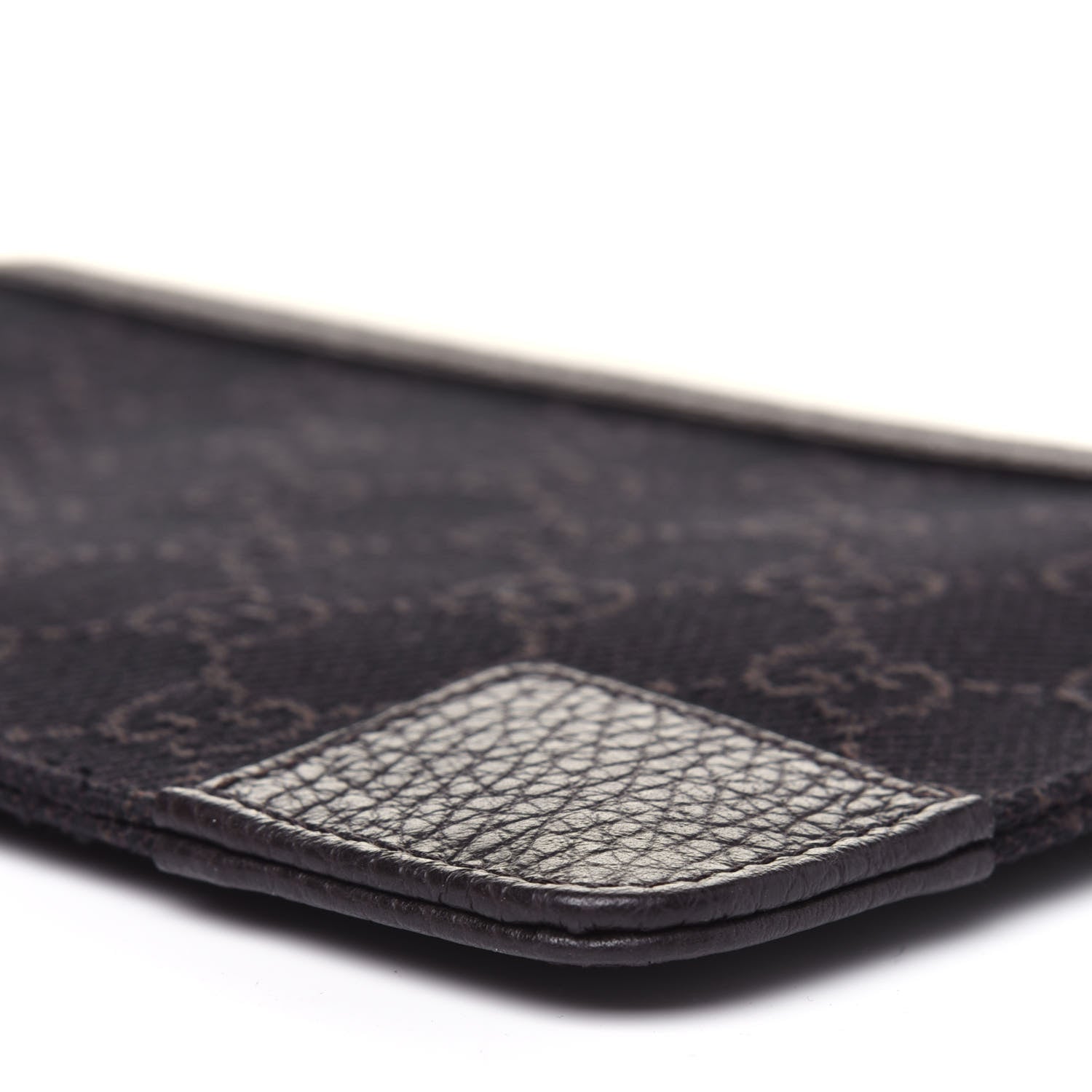 Gucci Monogram Zip Pouch Dark Brown 9 of 10