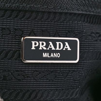 Prada Nylon Saffiano Vela Double Zip Crossbody Bag Black 7 of 12