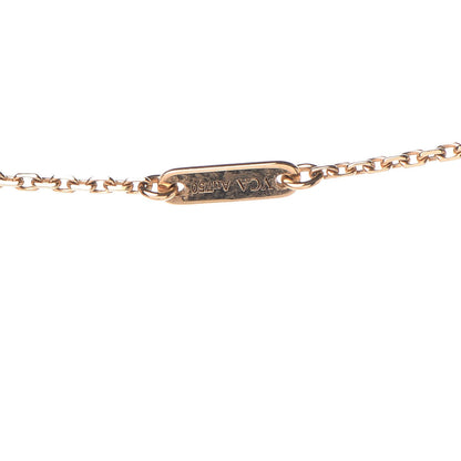 Van Cleef & Arpels 18K Yellow Gold Mother of Pearl Sweet Alhambra Pendant Necklace 7 of 8