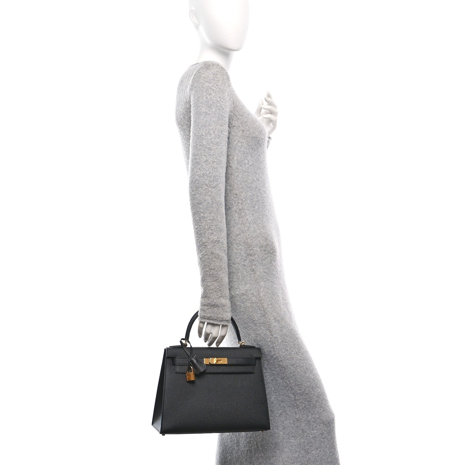 Hermes Epsom Kelly Sellier 28 Black 2 of 13