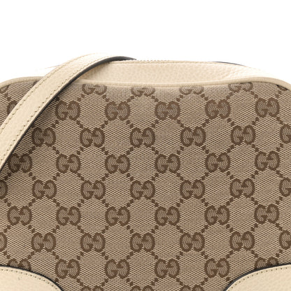 Gucci Monogram Dollar Calfskin Mini Bree Messenger Bag Beige Ebony Avoire Beige Ebony Avoire 8 of 14