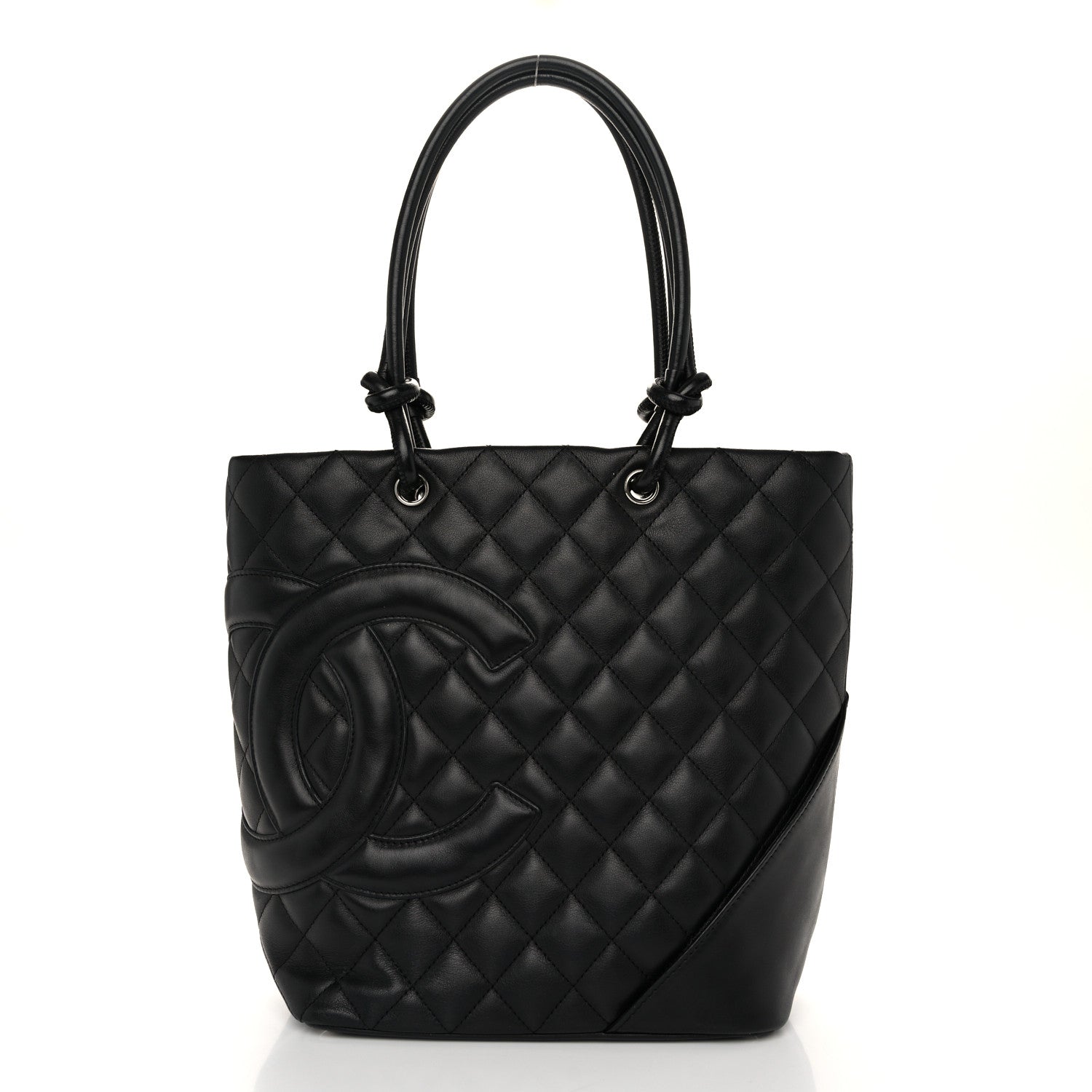 Chanel Calfskin Quilted Medium Cambon Tote Black 1 of 10