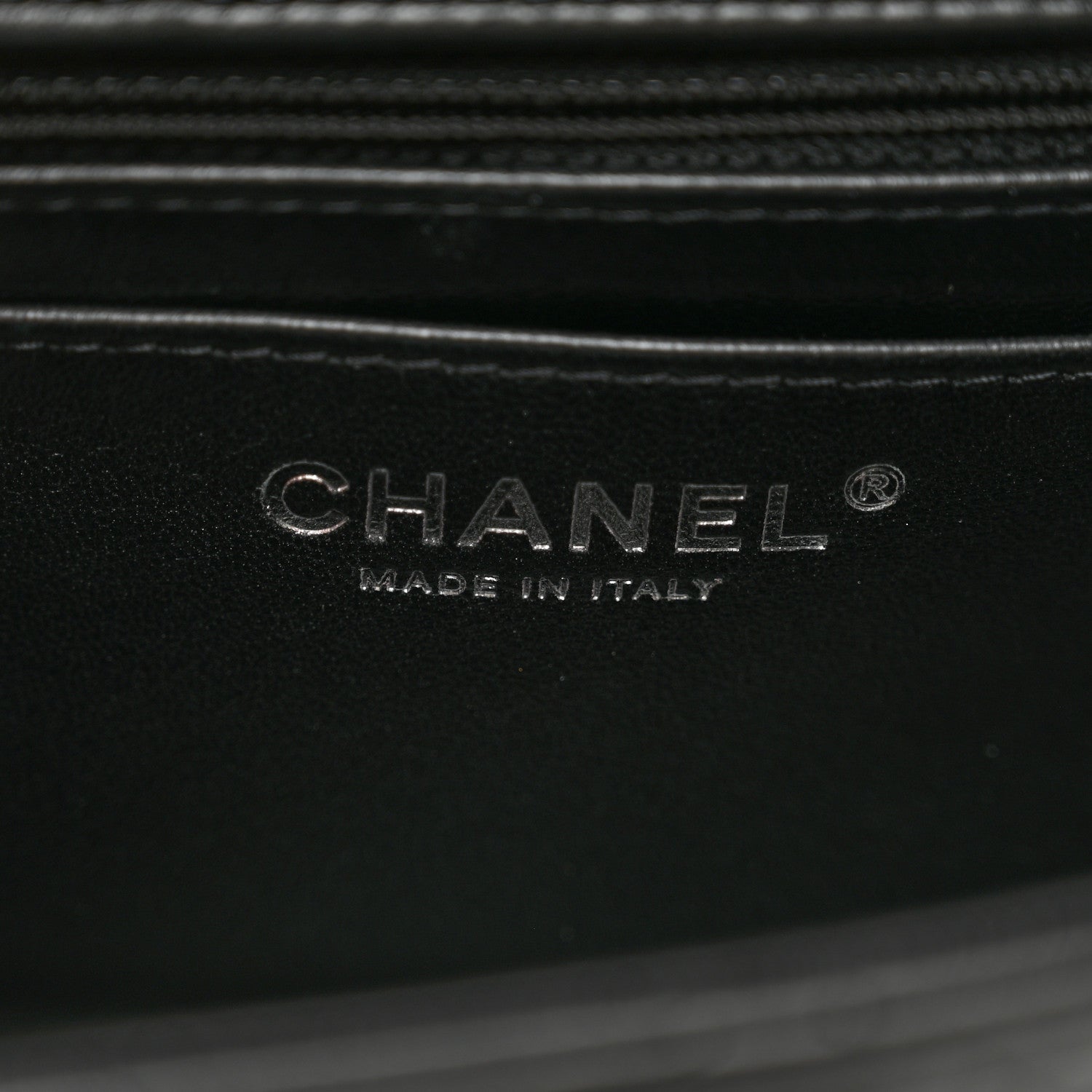 Chanel Lambskin Quilted Mini Square Flap Black 7 of 10