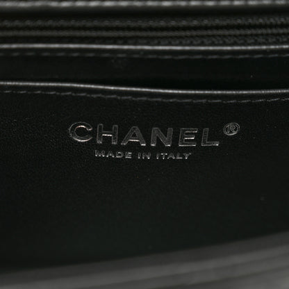 Chanel Lambskin Quilted Mini Square Flap Black 7 of 10