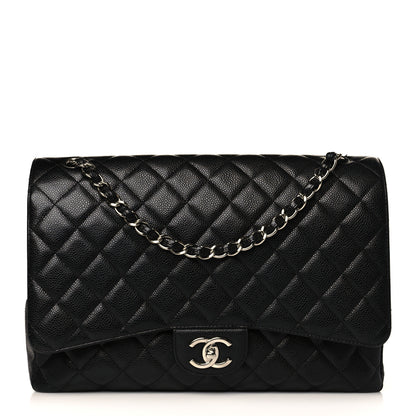Chanel Caviar Quilted Maxi Double Flap Black 1 of 9