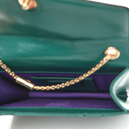 Bulgari Calfskin Serpenti Forever Crossbody Bag Emerald Green 5 of 13