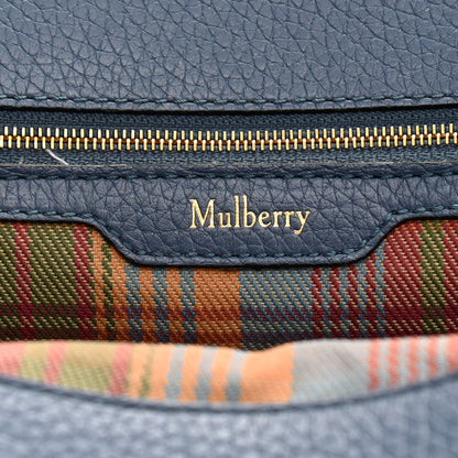 Mulberry Heavy Grain Small Belted Bayswater Tote Blue 6 of 15