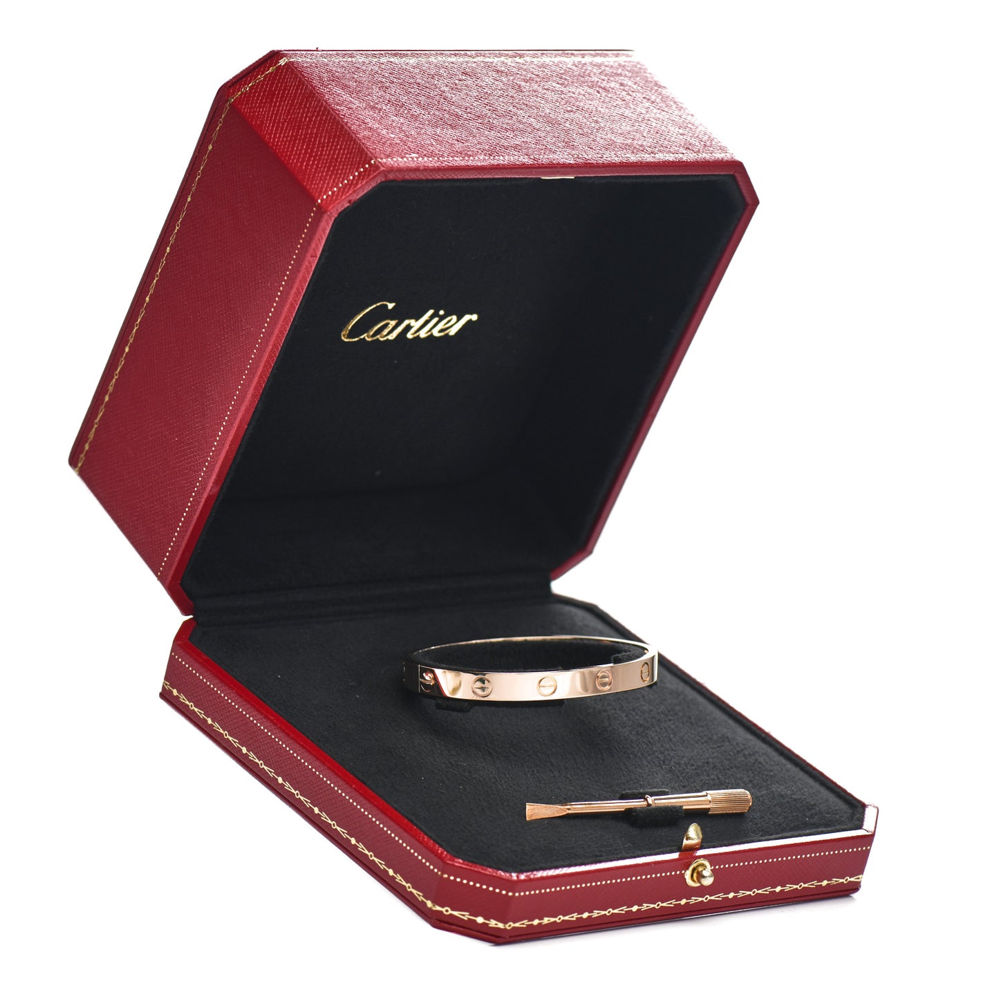 18K Pink Gold LOVE Bracelet 16