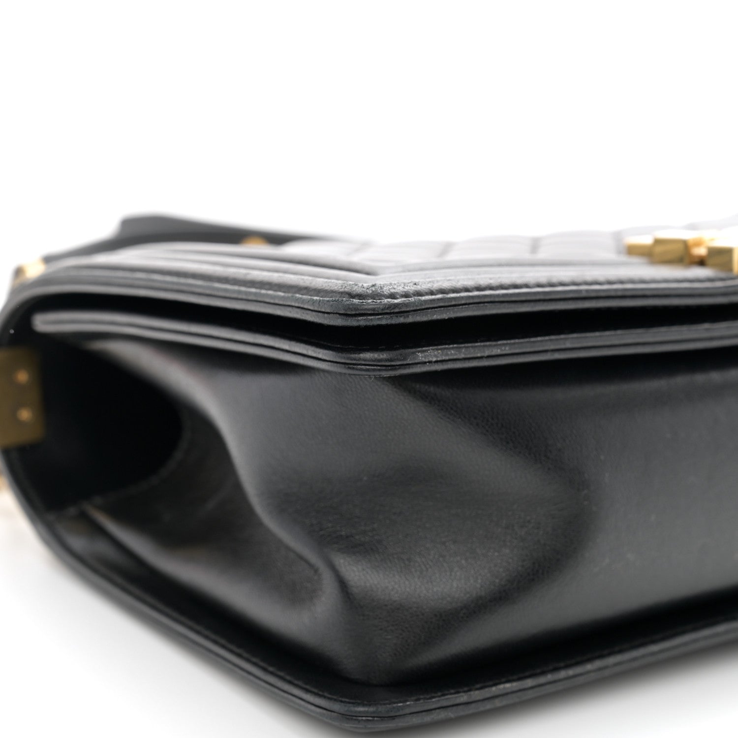 Chanel Lambskin Quilted Medium Boy Flap Black 9 of 11
