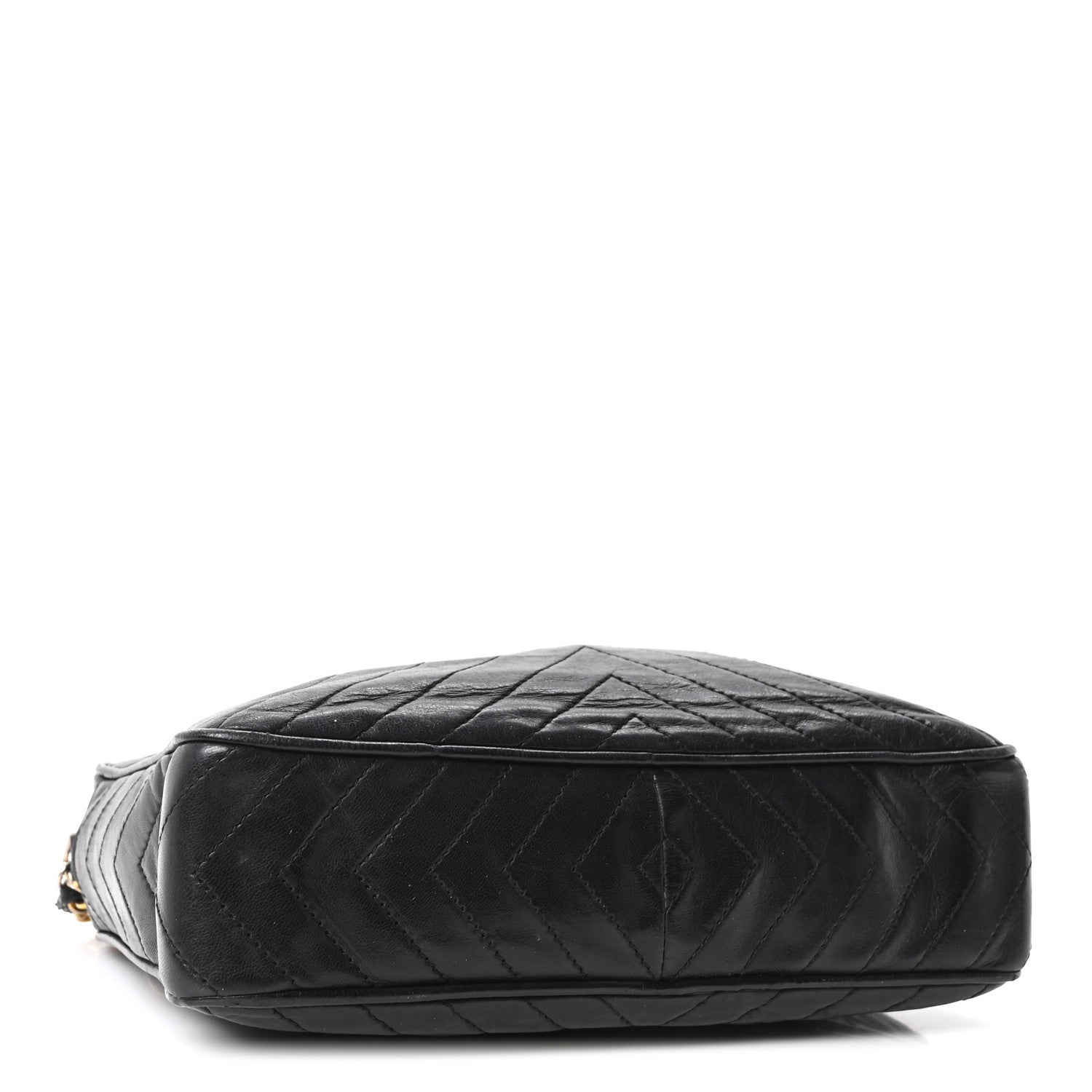 Chanel Lambskin Quilted CC Tassel Camera Case Black 4 of 10