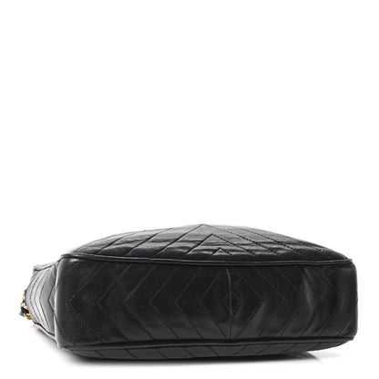 Chanel Lambskin Quilted CC Tassel Camera Case Black 4 of 10