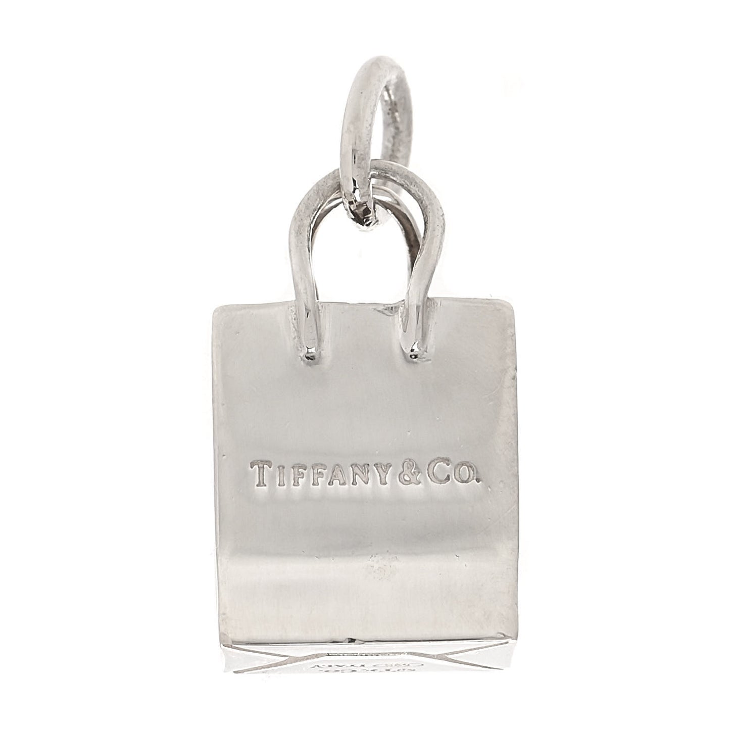Sterling Silver Shopping Bag Charm