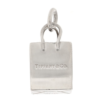 Tiffany Sterling Silver Shopping Bag Charm 1 of 4