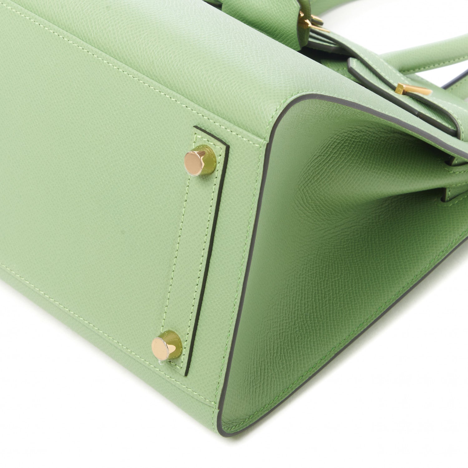 Hermes Epsom Sellier Birkin 30 Vert Criquet 7 of 32