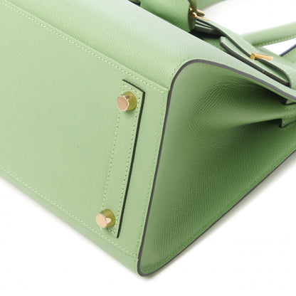 Hermes Epsom Sellier Birkin 30 Vert Criquet 7 of 32