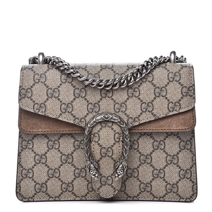 Gucci GG Supreme Monogram Mini Dionysus Shoulder Bag Taupe 1 of 12