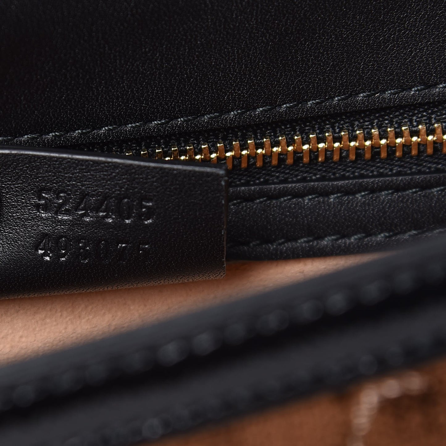 Velvet GG Monogram Web Small Sylvie Shoulder Bag Brown Black Oro Vecchio