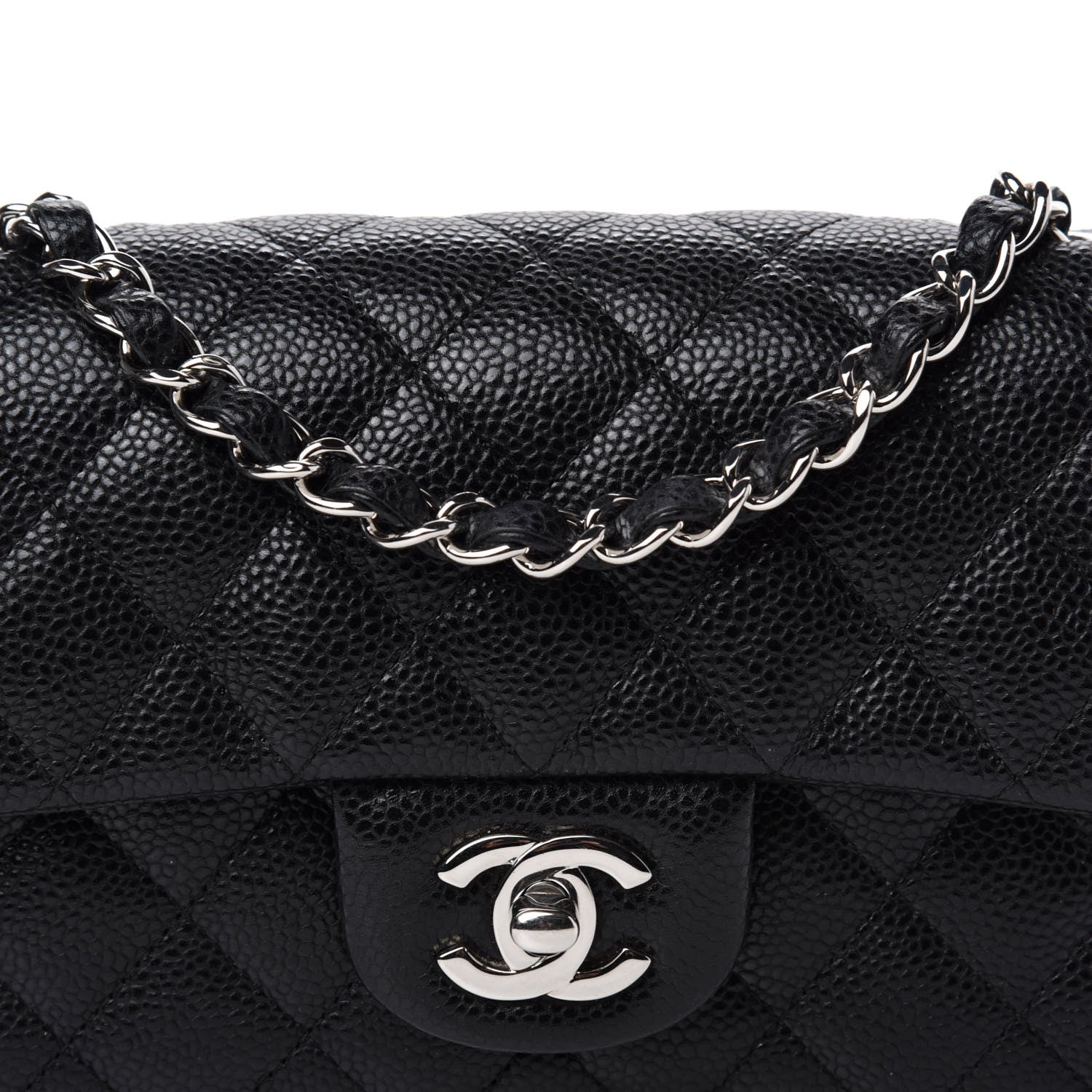 Chanel Caviar Quilted Mini Rectangular Flap Black 11 of 11