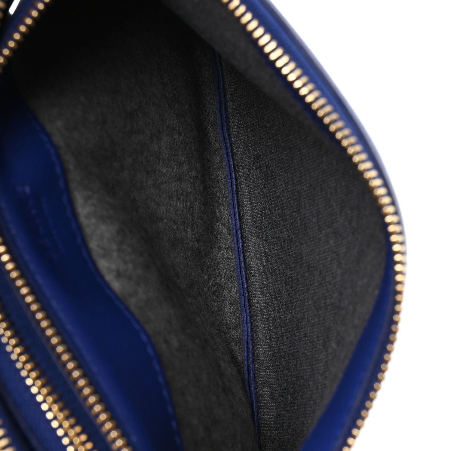Celine Lambskin Small Trio Crossbody Bag Indigo 5 of 10