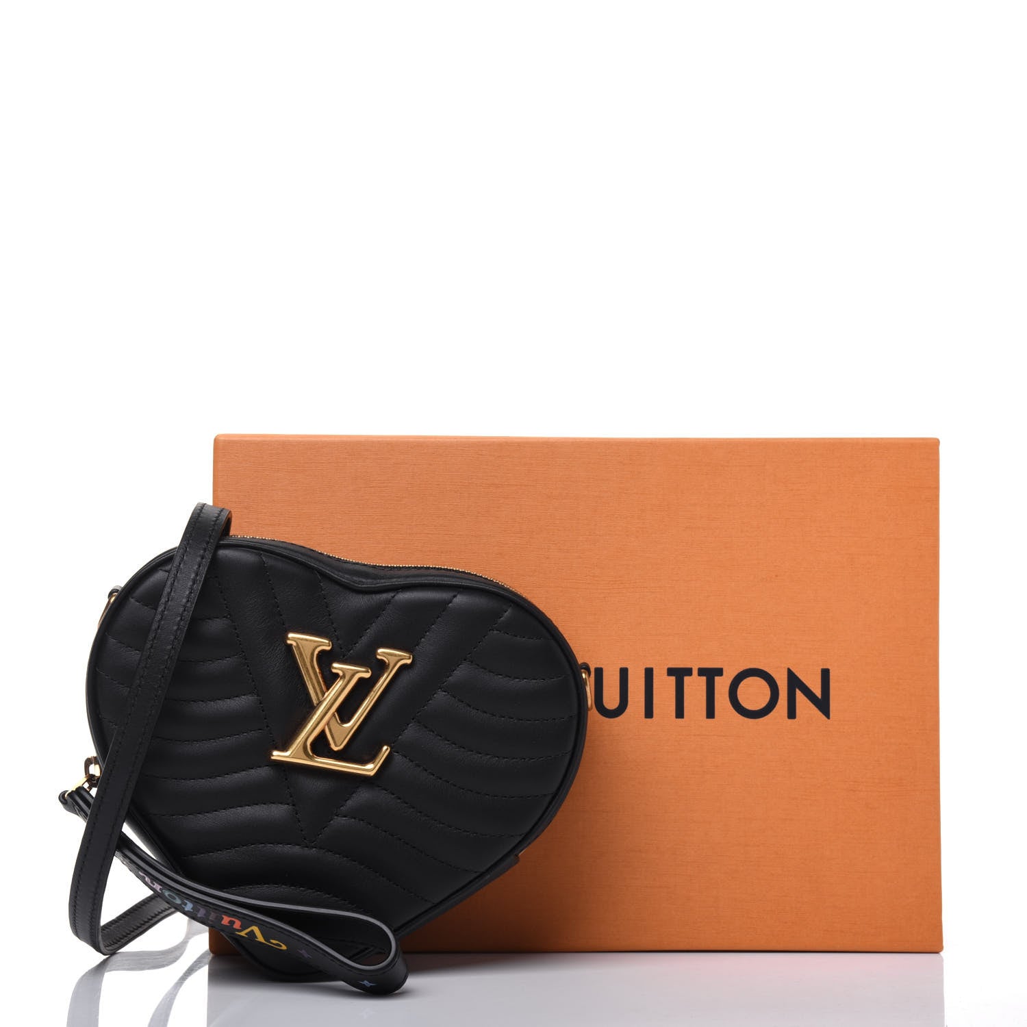 Louis Vuitton Calfskin New Wave Heart Bag Black 13 of 13