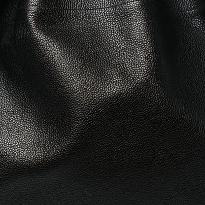 Delvaux Grained Calfskin Deux De Delvaux Bucket Bag Black 8 of 10