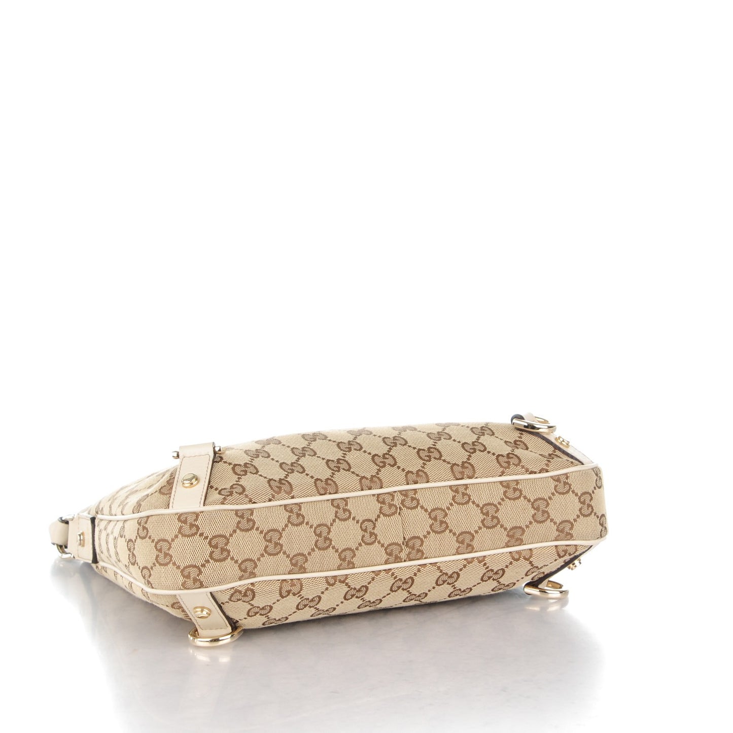 Monogram Medium Abbey D Ring Hobo Off White