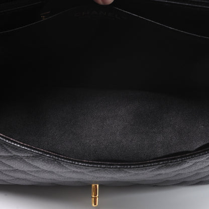 Chanel Caviar Maxi Single Flap Black 6 of 8