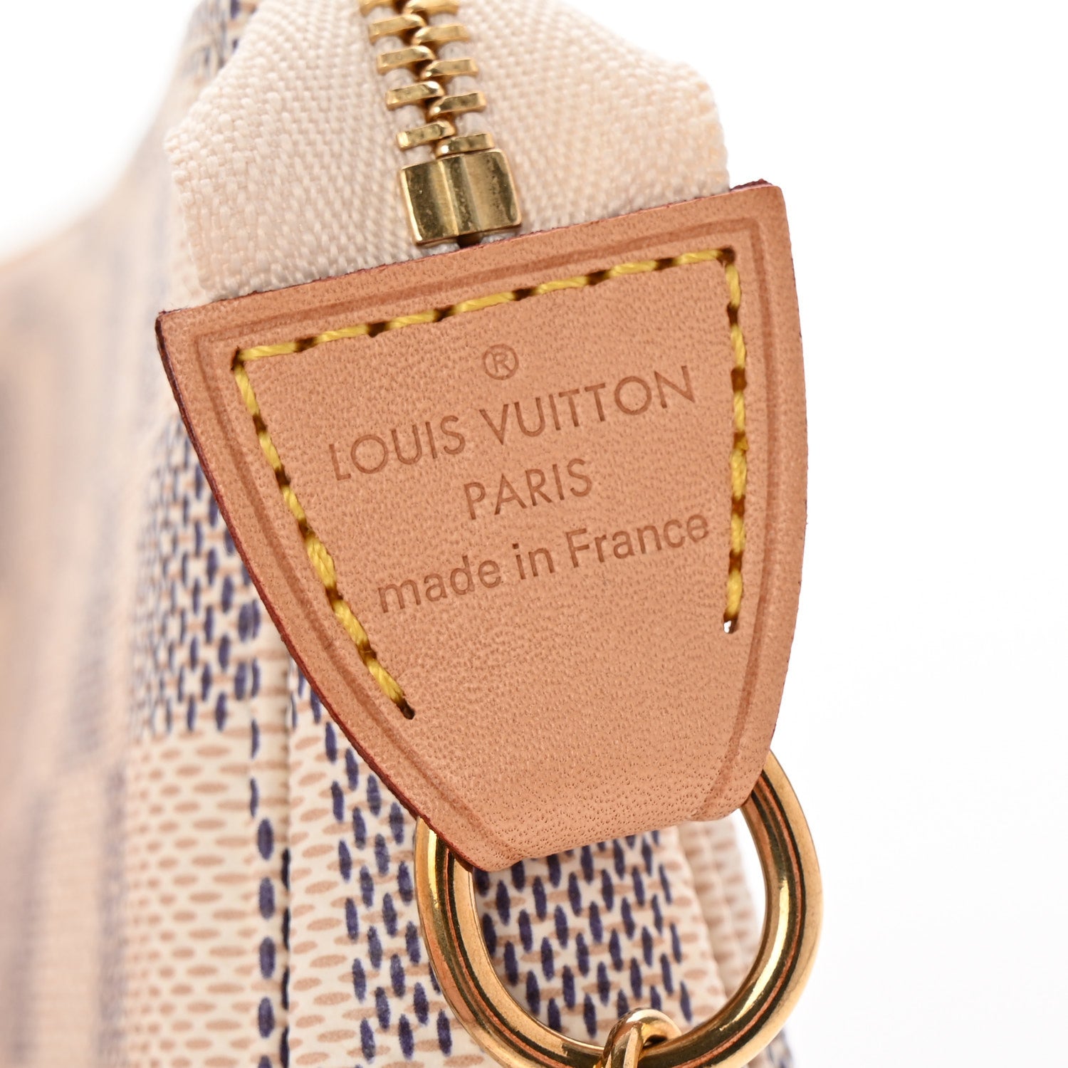 Louis Vuitton Damier Azur Mini Pochette Accessories 6 of 9