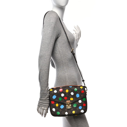Louis Vuitton LV x YK Monogram Painted Dots Pochette Metis 2 of 11
