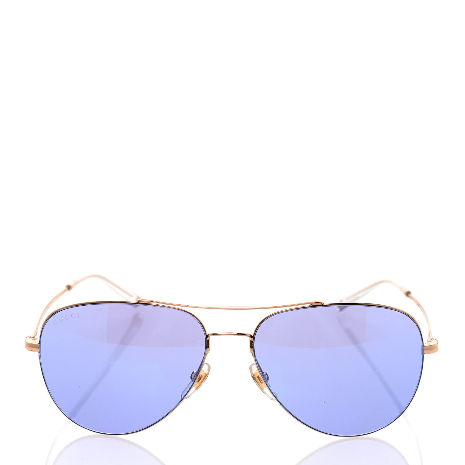 Gucci Metal Aviator Sunglasses 2 of 8