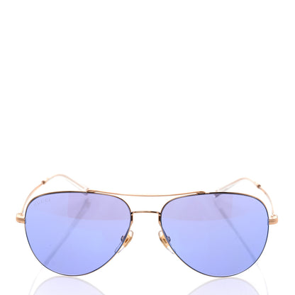 Gucci Metal Aviator Sunglasses 2 of 8