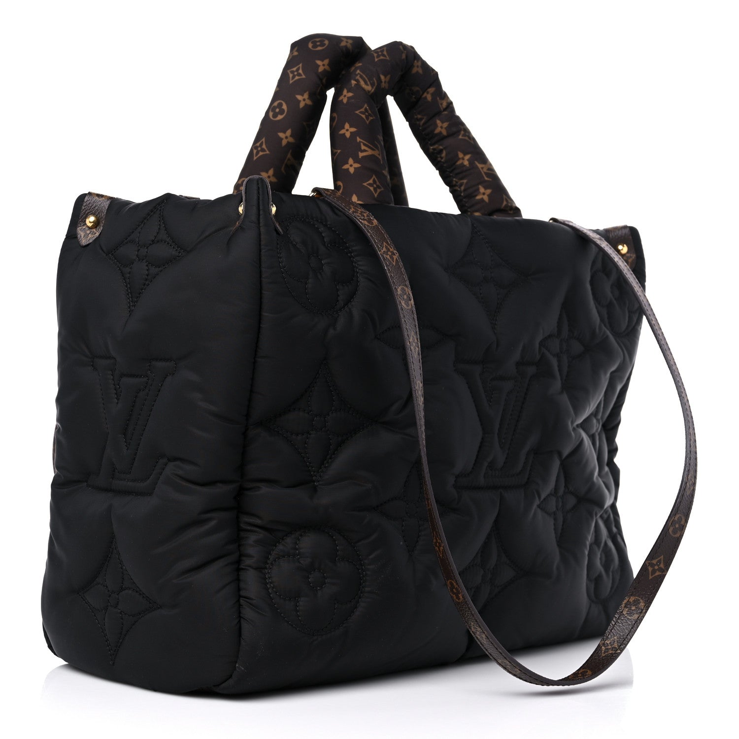 Louis Vuitton Econyl Monogram Pillow Giant Onthego MM Black 3 of 12