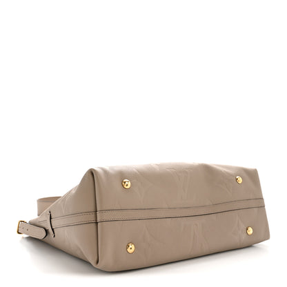 Louis Vuitton LOUIS VUITTON Empreinte Monogram Giant Carryall MM Tourterelle Tourterelle 5 of 12