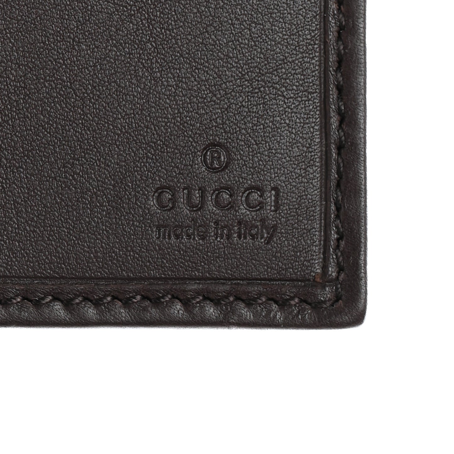 Guccissima Abbey Continental Wallet Chocolate