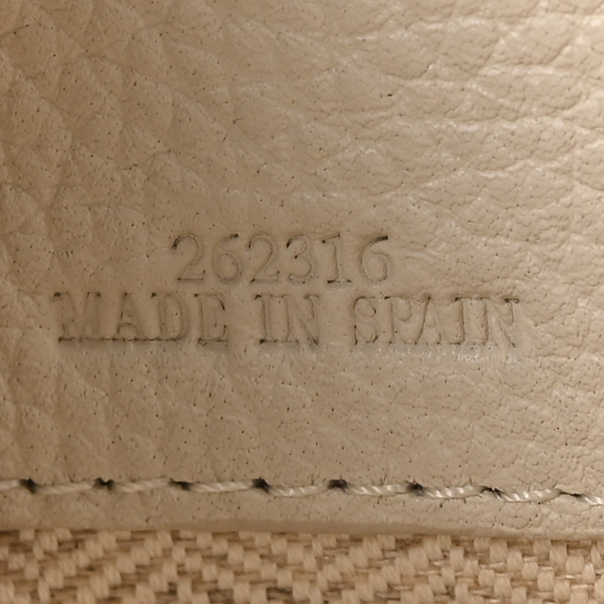 Grained Calfskin Mini Hammock Shoulder Bag Soft White