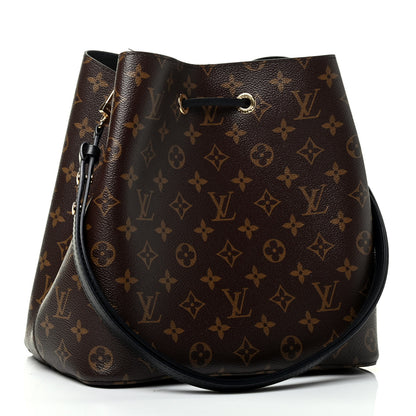 Louis Vuitton Monogram Neonoe MM Black 2 of 4