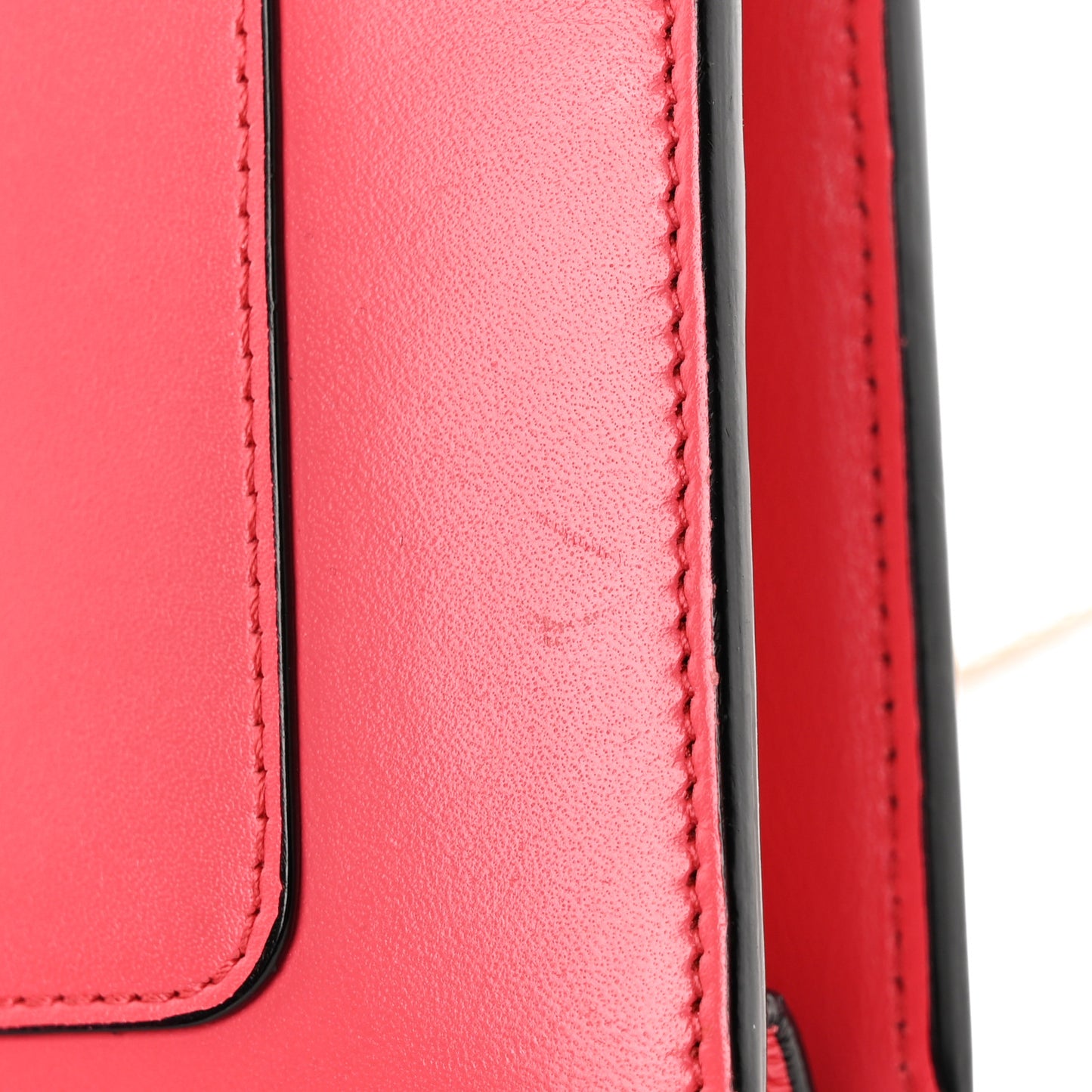 Calfskin Serpenti Forever Chain Wallet Reef Coral