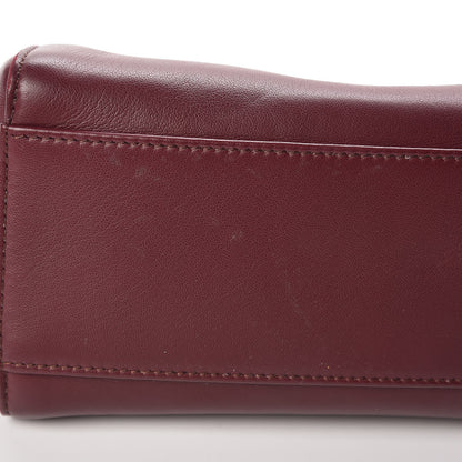Fendi Nappa Mini Peekaboo Iconic Satchel Bordeaux 14 of 17