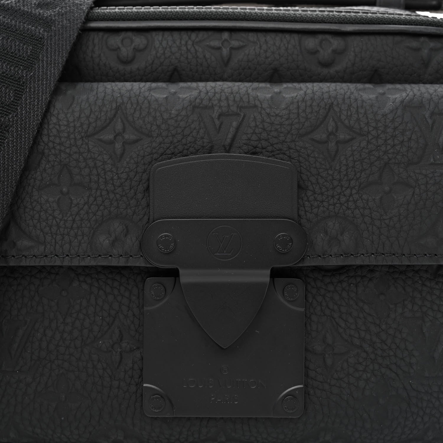 Louis Vuitton Taurillon Monogram S Lock Messenger Black 6 of 9