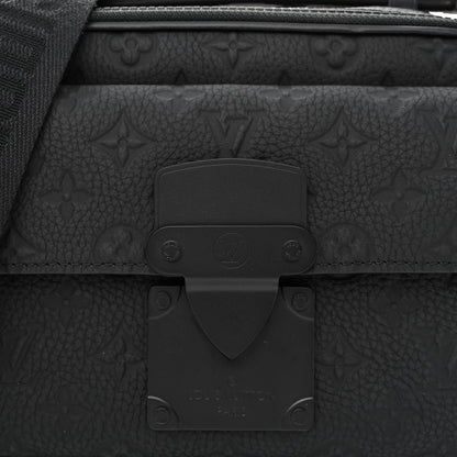 Louis Vuitton Taurillon Monogram S Lock Messenger Black 6 of 9