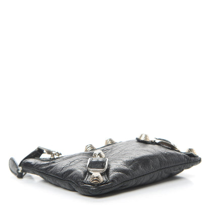 Balenciaga Agneau Giant 12 Silver Hardware M Porte-Monnaie Coin Purse Black 4 of 8